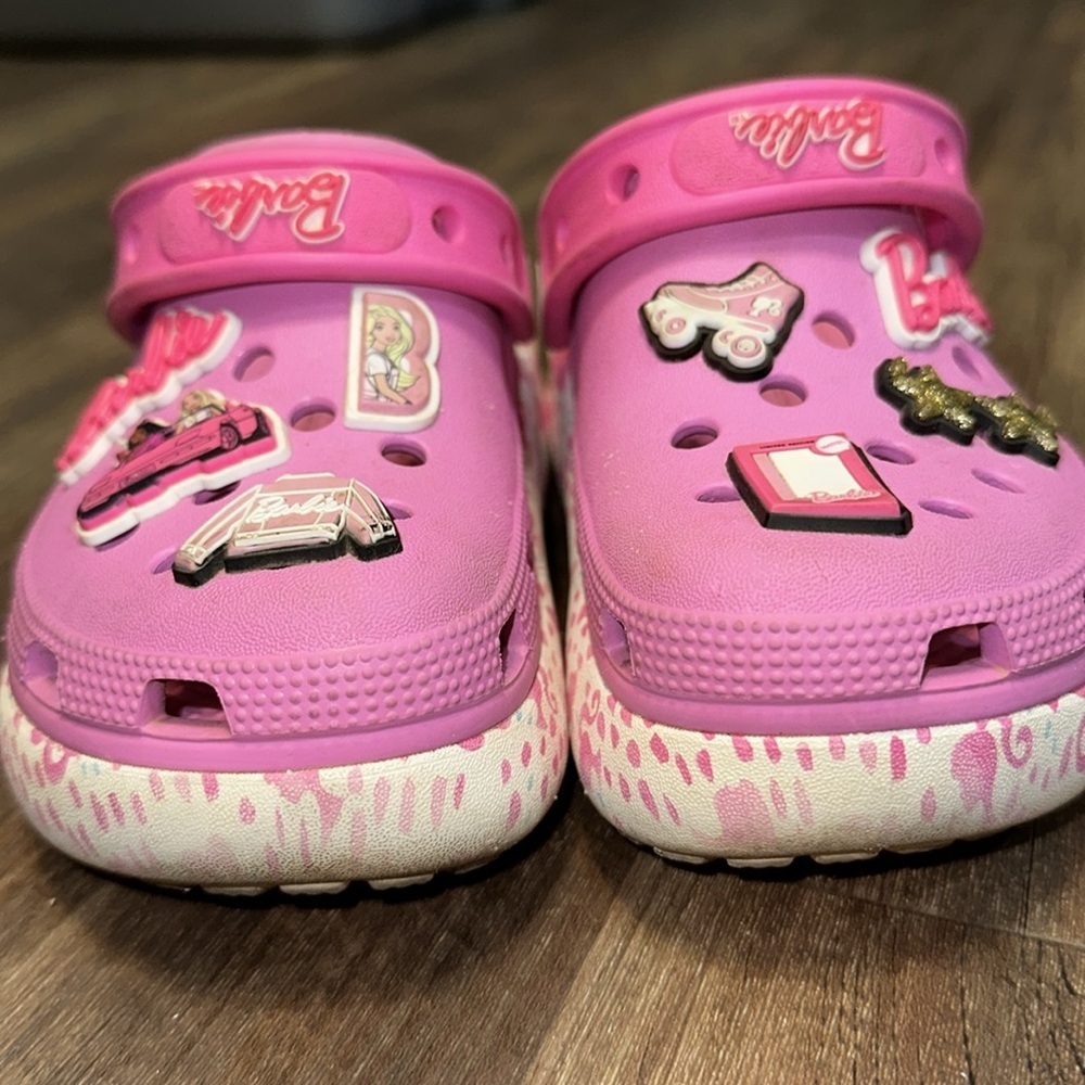 Little Girl Barbie Crocs‎ C13 - Picture 7 of 7